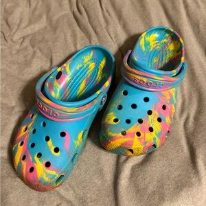 CROCS Kids' Vibrant Multicolor Sandals